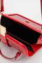 Red Crocodile Leather Women's Patent Leather Handbag - 5