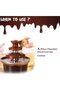 Chocolate Fountain Machine, 3 Tier Stainless Steel Fondue Heat & Motor Controls - 7