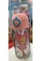 Girl's Carrying Plastic Flask with Handle and Straw 400 ml
