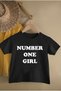 Blackpink Rose One Number Girl Printed Cotton Short Sleeve Cycling Collar Children's Tee