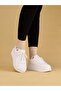 Skaya High-Sole Stylish and Comfortable Daily Women's Thick Sole White Sneaker