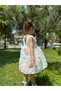 Baby Girl Kid's Short Sleeve Rose Back Detail Bow Special Occasion Birthday Party Wedding Dress - 3