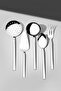 طقم تقديم من الفولاذ المقاوم للصدأ مكون من 5 قطع من داليان ساد