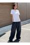 Unisex Black Oversize T-Shirt "Heart" Printed Comfortable Casual T-Shirt - 4