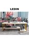 Nordic Living Room Coffee Table Decoration Accessories Luxury Writing Table White Modern Design Mueb - 5