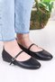01-635 Soft Buckle Detailed Stylish Home Business Office Comfortable Daily Shoes Women's Ballerinas - 3