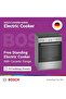 66L Freestanding Electric Cooker, 4 Zones, 3D Hotair, EcoClean Direct - Black - 2