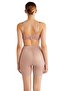 Bella Dusty Rose Lace High Waist Corset - 4