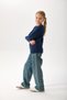 Girls' Knitwear Sweater - Crew Neck and Long Sleeve Casual Model - 5