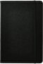 EN112L BK A5 Leather Cover 96 Sheets Notebook