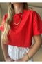 Crop Basic T-shirt - 2