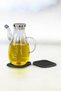 2Pcs Silicone Oil Pot Oil Base Stand Countertop Oil Pot Soap Dish Sponge Holder Base 12X14