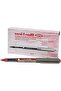 UB-157 Rollerball Pen (0.7mm, Red, Pack of 12) - 2