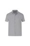 Gray Comfort Fit 100% Cotton Hidden Button Collar Short Sleeve Shirt
