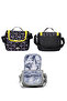 Unisex Children's School Bag Set Lunch Box and Pen Holder - 6