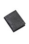 Black Patterned 100% Leather Wallet