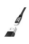 Cablu USB împletit rezistent pentru iPhone Lightning, 1.2M, negru - 4