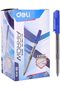 Smooth Ballpoint Pen 50-Pieces, 0.7 mm Size, Blue