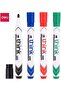 Think Whiteboard Markers 4-Pieces, Assorted - 6