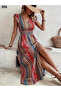 Patterned Women's Single Jersey Dress - 2