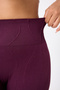 Wick Model Striped Back Gathered High Waist Leggings Seamless - 8