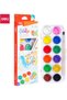 EC20-12 Colorun f28mm Watercolor Paint with Free Brush in A Box 12-Pieces Set - 3