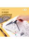 VC148 Drafting Set - 8-Piece Kit with Mechanical Pencil, Precision Drawing Tools, Black - 3