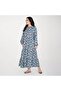 Rayon All-Over Motif Printed Maxi Dress – Full Sleeves, Available in 3 Colors. - 3