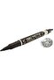 , Permanent Marker Double Tips, 12 pieces Pack of 1, Black