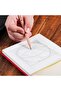 EC285 Finenolo Black Hard Leather Cover Sketch Book, White, 12 cm x 12 cm Size - 7