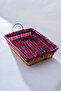 Rustika Nomia Wicker Rectangular Bread Basket - 31 cm