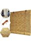 FFD Bamboo Roller Blind Window Curtain Natural Bamboo Blind with Roller Bamboo Shades Light 100cm - 2