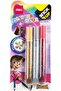 Glitter Glue Tube 3-Pieces 12 ml, Multicolour - 8