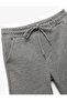 Viscose Blended Basic Shorts with Tie Waist and Pockets - 3