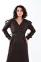 Raglan Sleeve Summer Unlined Full Length Women's Trench Coat, Cap - 5