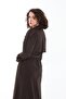 Raglan Sleeve Summer Unlined Full Length Women's Trench Coat, Cap - 7