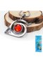 🔴   Red Stone Anime Inspired Eye Pendant Naruto 3-4cm Anime Periphery Pendant Necklace Jewelry Alloy Shuriken Decoration Mask Ornament Accs - 4