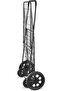 Foldable Shopping Trolley with Wheels, Black, 80kg Max Load - 5