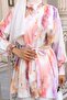 Patterned Hijab Shirt Lilac 702 - 2