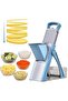 Vegetable Chopper Safe Mandoline Slicer for Kitchen, Multifunctional Chopper Vegetable Cutter, Julie - 2