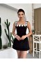 Alyosa Dress with Flower Details - 3