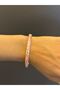 Steel Mineli Patterned Women's Handcuff Bracelet - 6