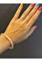 Steel Mineli Patterned Women's Handcuff Bracelet - 8
