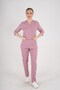 Unisex Powder Violet Model Scrubs Suit Doctor Nurse Uniform