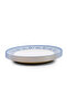 Plethora 10.5 inch Porcelain Dinner Plate (Grey & White, Set Of 4)