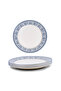 Plethora 12 inch Porcelain Chop Plate (Grey & White, Set Of 4) - 2