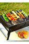 Portable Folding BBQ Grill - Durable, Ideal for Outdoor Camping & Picnics, Barbecue Grill - 3