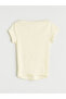 Original Kayık Yaka Women's Ribbed T-Shirt - 6