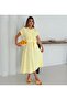 Button Closure Belted Midi Dress - 2
