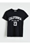 Crew Neck California Printed Women's T-Shirt